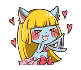 Grilled Fish for Cats (Devil cats) sticker #7043169