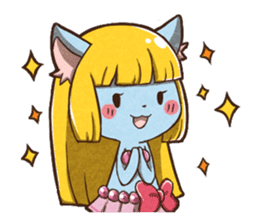 Grilled Fish for Cats (Devil cats) sticker #7043171