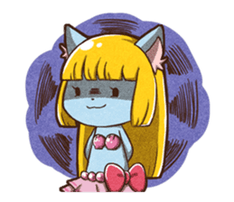 Grilled Fish for Cats (Devil cats) sticker #7043172