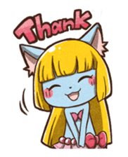 Grilled Fish for Cats (Devil cats) sticker #7043173