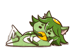 Grilled Fish for Cats (Devil cats) sticker #7043181