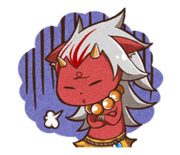 Grilled Fish for Cats (Devil cats) sticker #7043187