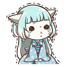 Grilled Fish for Cats (Devil cats) sticker #7043191