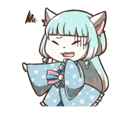 Grilled Fish for Cats (Devil cats) sticker #7043194