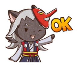 Grilled Fish for Cats (Devil cats) sticker #7043197