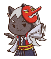 Grilled Fish for Cats (Devil cats) sticker #7043199