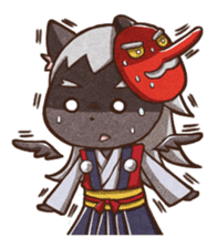 Grilled Fish for Cats (Devil cats) sticker #7043200