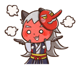 Grilled Fish for Cats (Devil cats) sticker #7043201