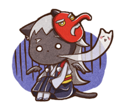 Grilled Fish for Cats (Devil cats) sticker #7043202