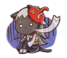 Grilled Fish for Cats (Devil cats) sticker #7043202