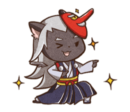 Grilled Fish for Cats (Devil cats) sticker #7043203