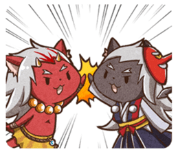 Grilled Fish for Cats (Devil cats) sticker #7043205