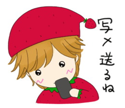 Strawberry of the country Fairy 4 sticker #7043409
