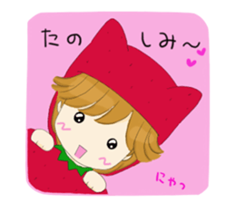 Strawberry of the country Fairy 4 sticker #7043412