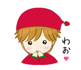 Strawberry of the country Fairy 4 sticker #7043421