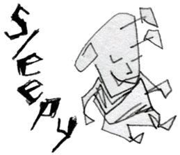 (E)Warm ,Fuzzy,Wacky, Cute, it is Gi. sticker #7043448