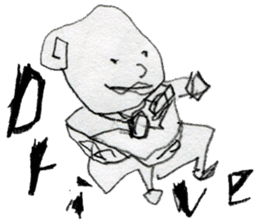 (E)Warm ,Fuzzy,Wacky, Cute, it is Gi. sticker #7043451