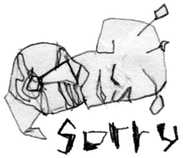 (E)Warm ,Fuzzy,Wacky, Cute, it is Gi. sticker #7043455