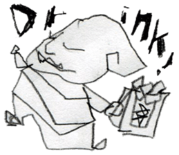 (E)Warm ,Fuzzy,Wacky, Cute,  it  is  Gi. sticker #7043457