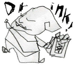 (E)Warm ,Fuzzy,Wacky, Cute, it is Gi. sticker #7043457