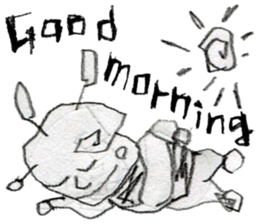 (E)Warm ,Fuzzy,Wacky, Cute,  it  is  Gi. sticker #7043462