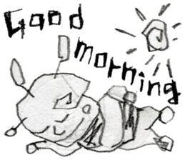 (E)Warm ,Fuzzy,Wacky, Cute, it is Gi. sticker #7043462