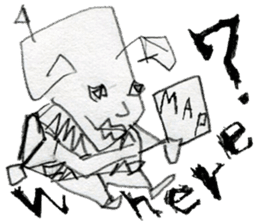 (E)Warm ,Fuzzy,Wacky, Cute, it is Gi. sticker #7043464