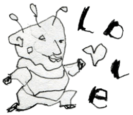 (E)Warm ,Fuzzy,Wacky, Cute, it is Gi. sticker #7043471