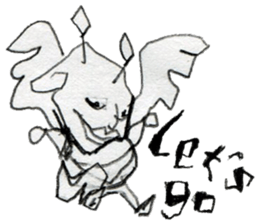 (E)Warm ,Fuzzy,Wacky, Cute,  it  is  Gi. sticker #7043473