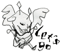 (E)Warm ,Fuzzy,Wacky, Cute, it is Gi. sticker #7043473