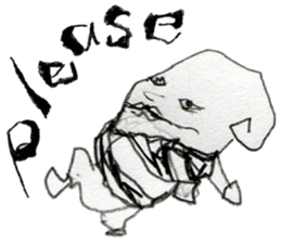 (E)Warm ,Fuzzy,Wacky, Cute,  it  is  Gi. sticker #7043474