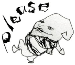 (E)Warm ,Fuzzy,Wacky, Cute, it is Gi. sticker #7043474