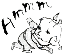 (E)Warm ,Fuzzy,Wacky, Cute,  it  is  Gi. sticker #7043476