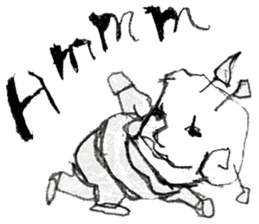 (E)Warm ,Fuzzy,Wacky, Cute, it is Gi. sticker #7043476