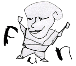 (E)Warm ,Fuzzy,Wacky, Cute, it is Gi. sticker #7043477