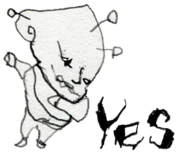 (E)Warm ,Fuzzy,Wacky, Cute, it is Gi. sticker #7043481