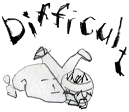 (E)Warm ,Fuzzy,Wacky, Cute,  it  is  Gi. sticker #7043482