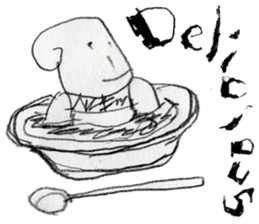 (E)Warm ,Fuzzy,Wacky, Cute, it is Gi. sticker #7043483