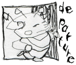 (E)Warm ,Fuzzy,Wacky, Cute,  it  is  Gi. sticker #7043484