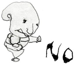 (E)Warm ,Fuzzy,Wacky, Cute, it is Gi. sticker #7043486