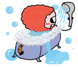 Small zebra lion sticker #7043668