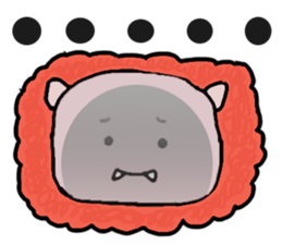 Small zebra lion sticker #7043669