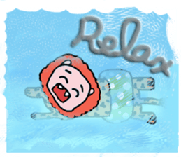 Small zebra lion sticker #7043678