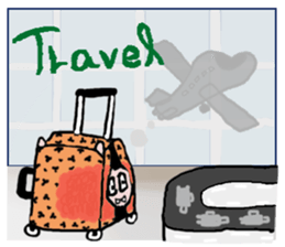 Small zebra lion sticker #7043684