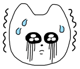 kitty with sparkling eyes sticker #7044771