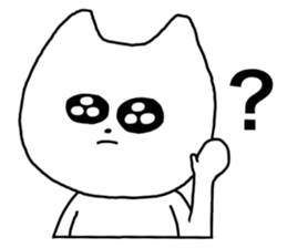 kitty with sparkling eyes sticker #7044776