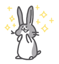 kamyu's rabbit stickers sticker #7045571