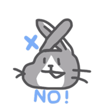 kamyu's rabbit stickers sticker #7045576