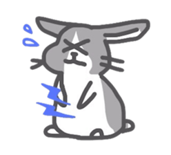 kamyu's rabbit stickers sticker #7045578