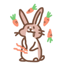 kamyu's rabbit stickers sticker #7045589